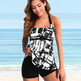 Square Neck Tankini Set