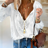 Boho V Neck Summer Blouse