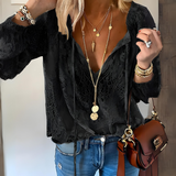 Boho V Neck Summer Blouse