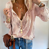 Boho V Neck Summer Blouse